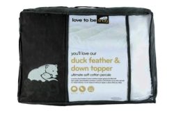 Snug Luxury Duck Feather Mattress Topper - Kingsize